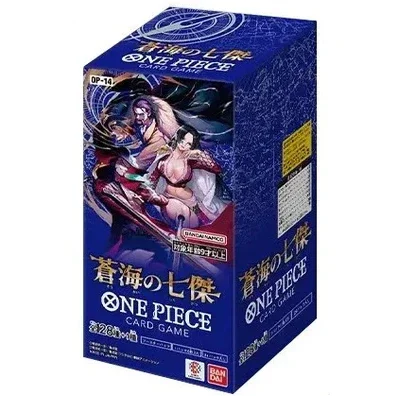 One Piece Card Game The Azure Sea's Seven (OP14) Japanese - 1 Booster Box (24 Boosters)